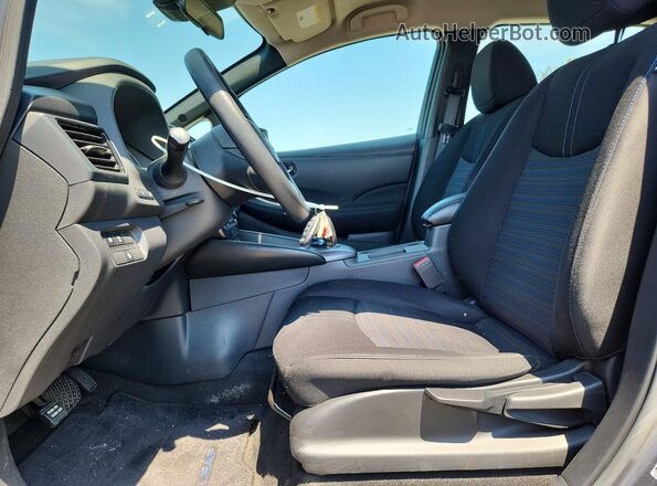 1N4AZ1BV9PC556136 2023 NISSAN LEAF Gray წინა სალონის ხედი
