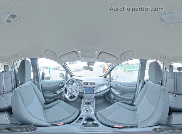 1N4AZ1BV9SC564293 2025 NISSAN LEAF Серебряный Вид наклейки с VIN-кодом