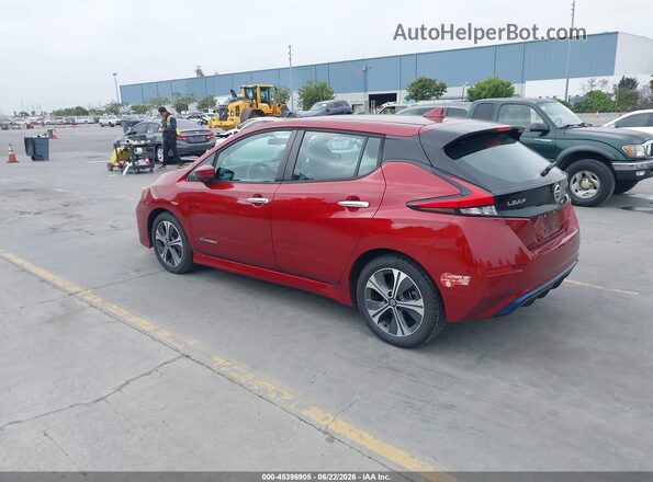 1N4AZ1CP0JC308963 2018 NISSAN LEAF Red Tył lewy