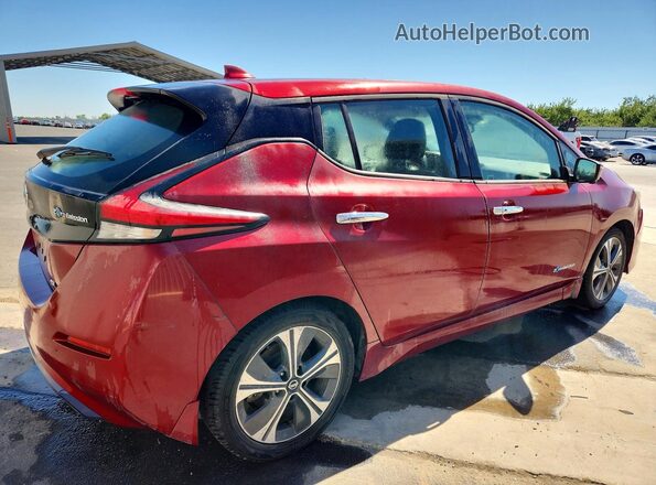 1N4AZ1CP3JC301571 2018 NISSAN LEAF Red 
