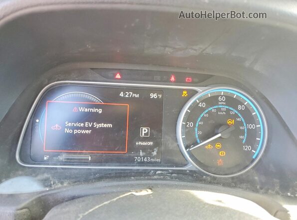 1N4AZ1CP3JC301571 2018 NISSAN LEAF Red 