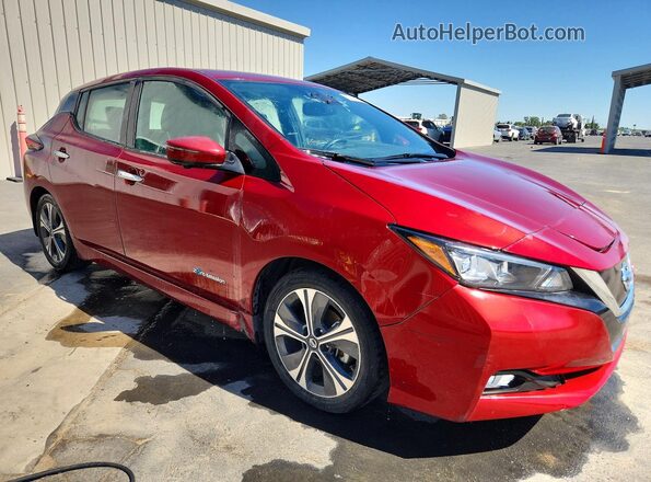1N4AZ1CP3JC301571 2018 NISSAN LEAF Red 