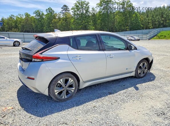1N4AZ1CP3KC307694 2019 NISSAN LEAF Серебряный Задняя правая четверть