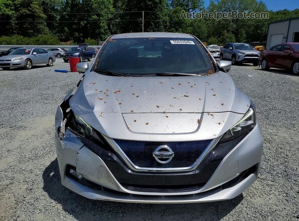 1N4AZ1CP3KC307694 2019 NISSAN LEAF Серебряный Вид спереди