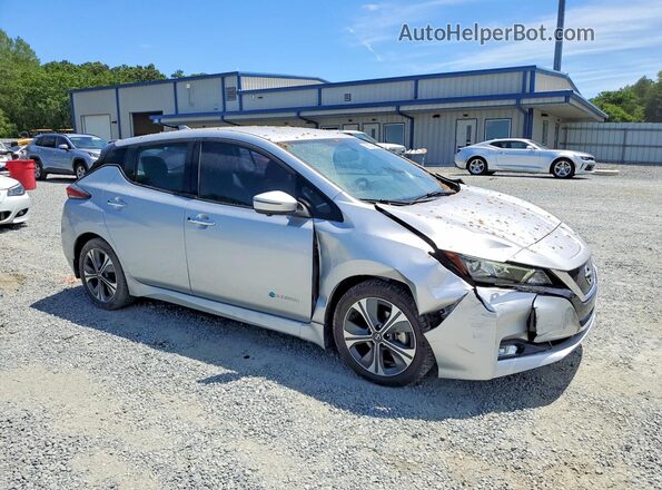 1N4AZ1CP3KC307694 2019 NISSAN LEAF Серебряный Передняя правая четверть