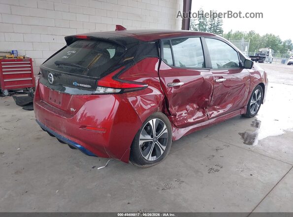 1N4AZ1CP3LC301086 2020 NISSAN LEAF Red Задня права чверть