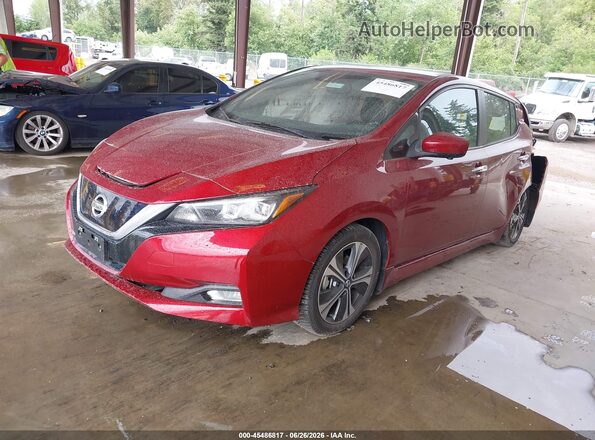 1N4AZ1CP3LC301086 2020 NISSAN LEAF Red Передня ліва чверть