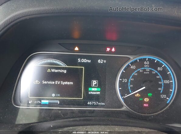 1N4AZ1CP3LC301086 2020 NISSAN LEAF Red Вид задніх сидінь