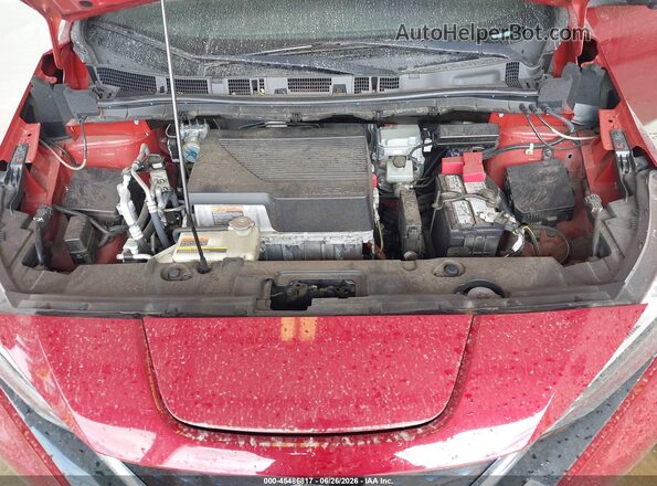 1N4AZ1CP3LC301086 2020 NISSAN LEAF Red Вид ззаду