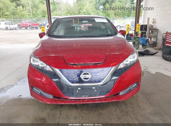 1N4AZ1CP3LC301086 2020 NISSAN LEAF Red Вид щитка приладів