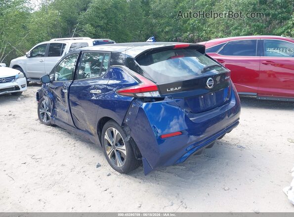 1N4AZ1CP4JC304723 2018 NISSAN LEAF Синий Задняя левая четверть