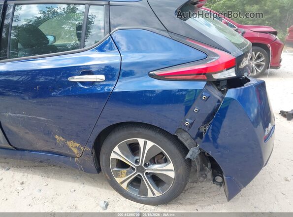 1N4AZ1CP4JC304723 2018 NISSAN LEAF Синий Вид щитка приборов