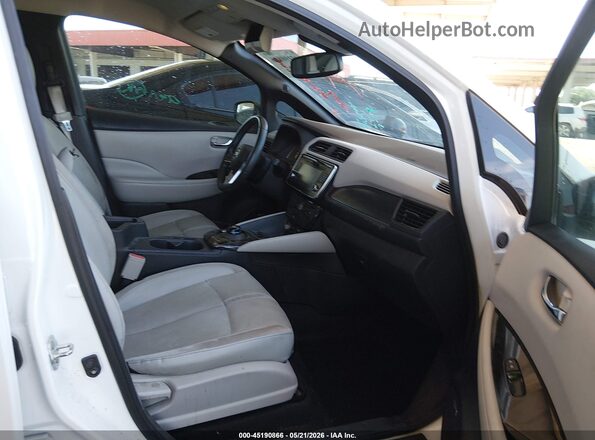 1N4AZ1CP4KC307204 2019 NISSAN LEAF White 
