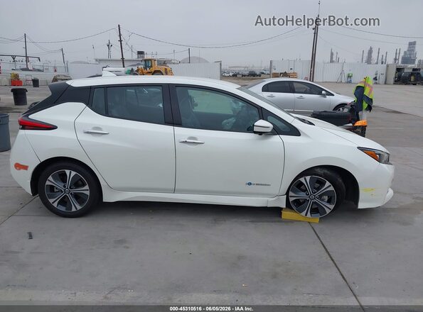 1N4AZ1CP5KC307728 2019 NISSAN LEAF White Vista interior trasera