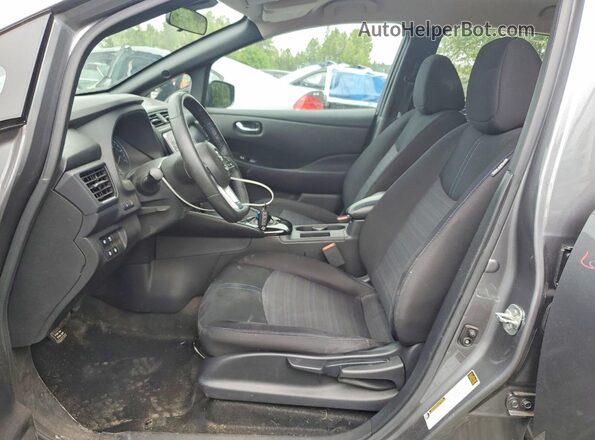1N4AZ1CP5LC307326 2020 NISSAN LEAF Gray Front interior view