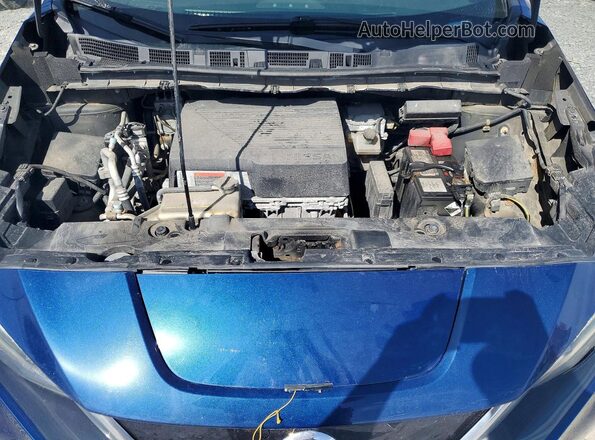 1N4AZ1CP6KC304496 2019 NISSAN LEAF Синий Вид задней части салона
