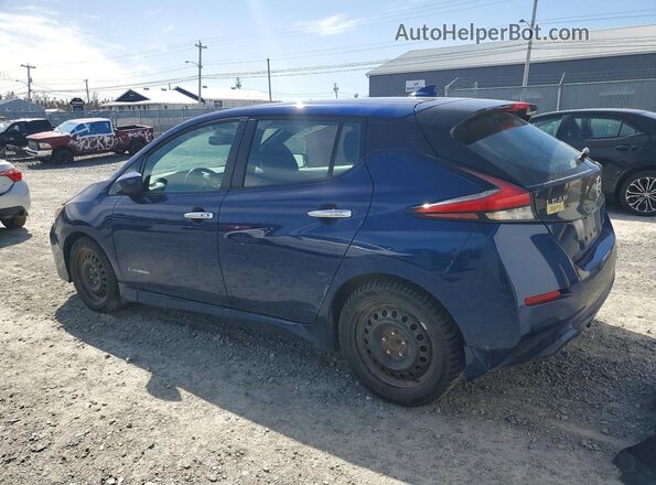 1N4AZ1CP6KC304496 2019 NISSAN LEAF Синий Задняя левая четверть