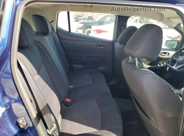 1N4AZ1CP6KC304496 2019 NISSAN LEAF Синий Вид задних сидений