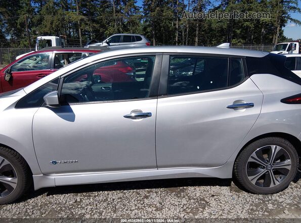 1N4AZ1CP7JC306160 2018 NISSAN LEAF Серебряный Панорамный вид салона 360°
