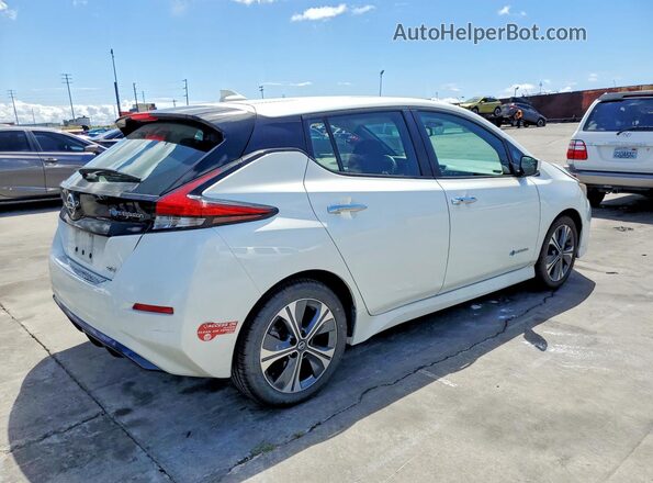 1N4AZ1CP8JC307186 2018 NISSAN LEAF White 