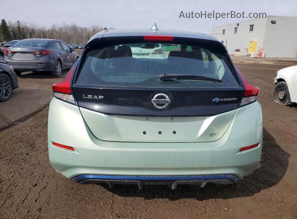 1N4AZ1CP8JC310671 2018 NISSAN LEAF Green Հետևի տեսք