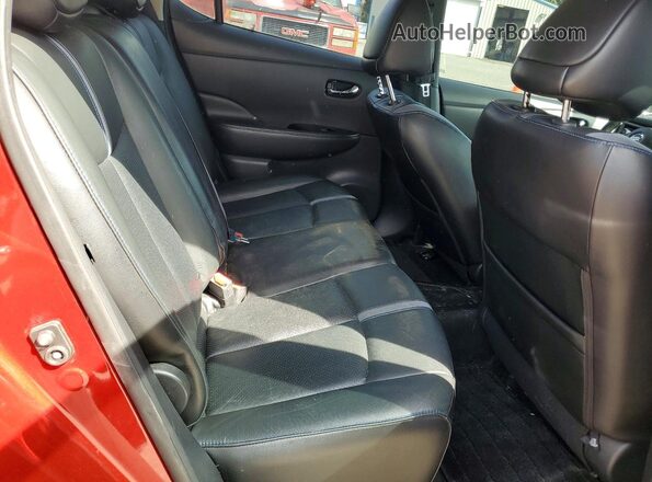 1N4AZ1CP9JC314454 2018 NISSAN LEAF Red 
