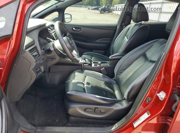 1N4AZ1CP9JC314454 2018 NISSAN LEAF Red 