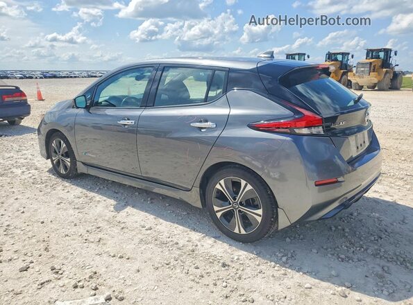 1N4AZ1CPXJC307738 2018 NISSAN LEAF Gray Trasero izquierdo