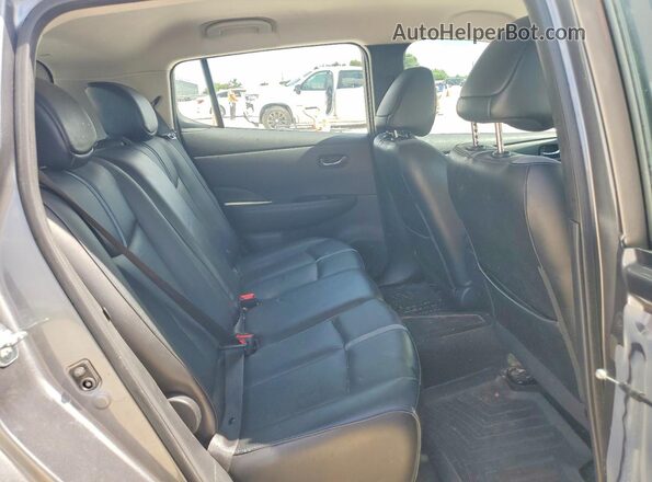 1N4AZ1CPXJC307738 2018 NISSAN LEAF Gray Vista de los asientos traseros