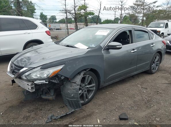 1N4BL3AP4HC179527 2017 NISSAN ALTIMA Gray Առջևի ձախ երեք քառորդ տեսարան