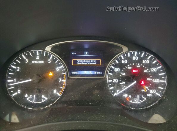 1N4BL3AP8HC229295 2017 NISSAN ALTIMA White Սարքավորումների վահանակի տեսք