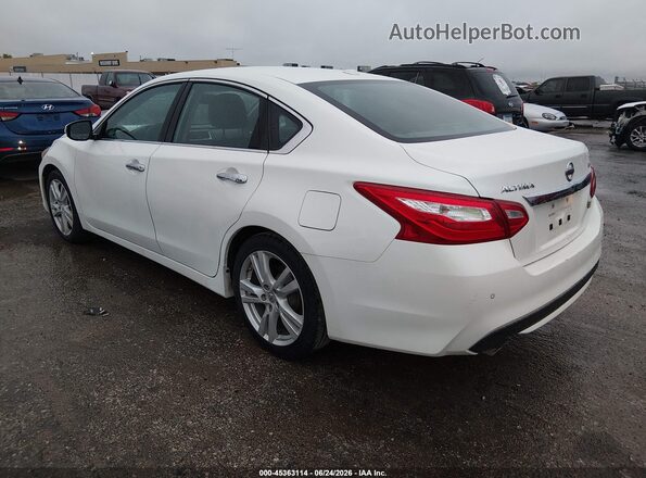 1N4BL3AP9GC122626 2016 NISSAN ALTIMA Белый Задняя левая четверть