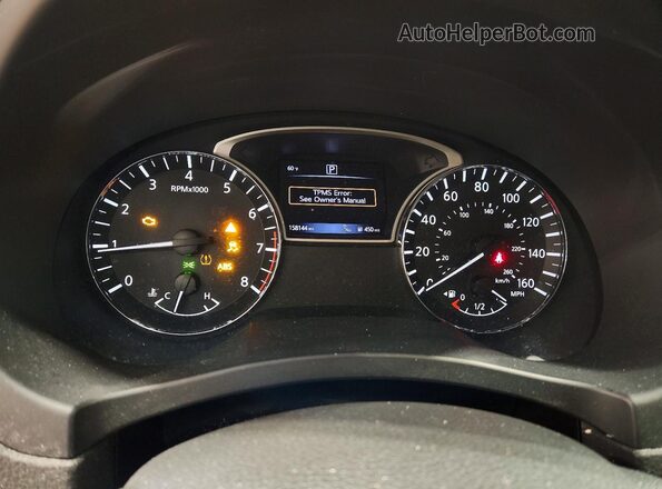 1N4BL3AP9GC165332 2016 NISSAN ALTIMA White Вид щитка приладів