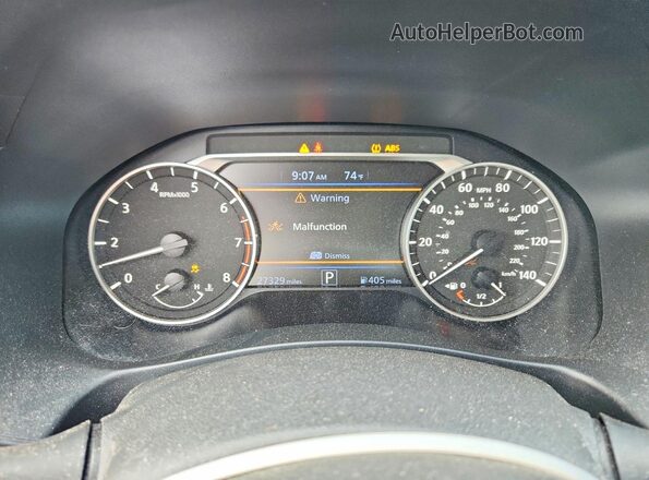 1N4BL4BV0LC165524 2020 NISSAN ALTIMA Black ხელსაწყოთა პანელის ხედი