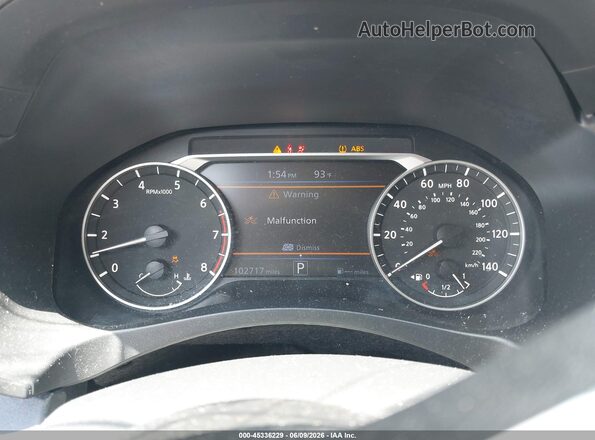 1N4BL4BV0LC232655 2020 NISSAN ALTIMA Black უკანა სავარძლების ხედი