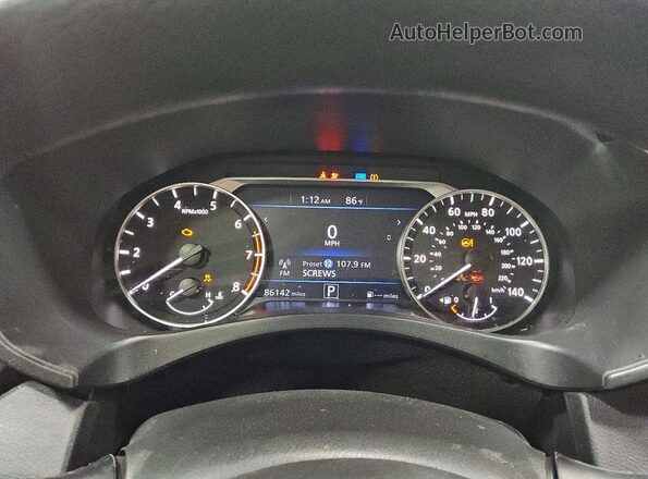 1N4BL4BV1KC246787 2019 NISSAN ALTIMA Gray ხელსაწყოთა პანელის ხედი