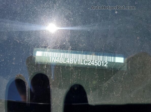 1N4BL4BV1LC245012 2020 NISSAN ALTIMA Серебряный 