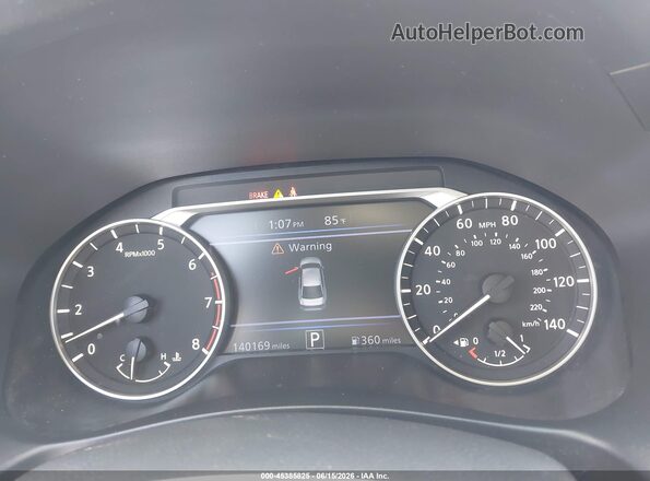 1N4BL4BV2KC159688 2019 NISSAN ALTIMA White Widok tylnych siedzeń
