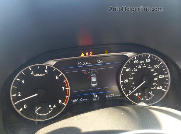 1N4BL4BV2LC229224 2020 NISSAN ALTIMA Silver Widok zestawu wskaźników