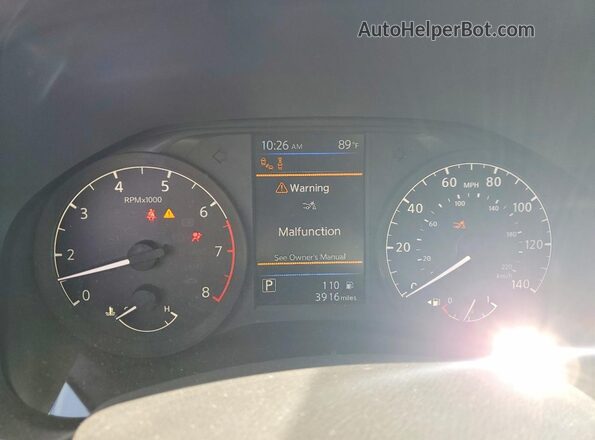 1N4BL4BV2SN347471 2025 NISSAN ALTIMA Charcoal ხელსაწყოთა პანელის ხედი