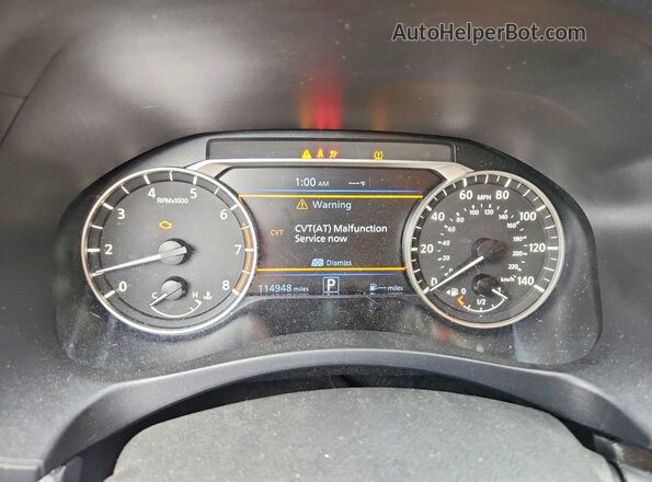 1N4BL4BV3LC205093 2020 NISSAN ALTIMA White Instrument cluster view