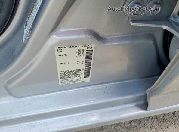 1N4BL4BV4KC170160 2019 NISSAN ALTIMA Silver Widok komory silnika