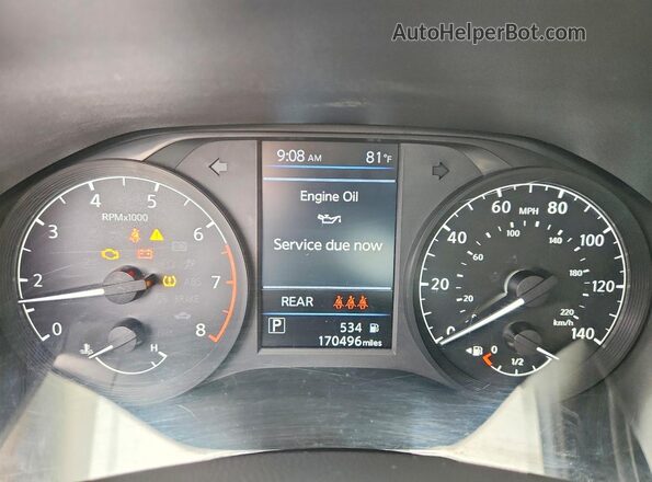 1N4BL4BV4PN415664 2023 NISSAN ALTIMA Gray ხელსაწყოთა პანელის ხედი