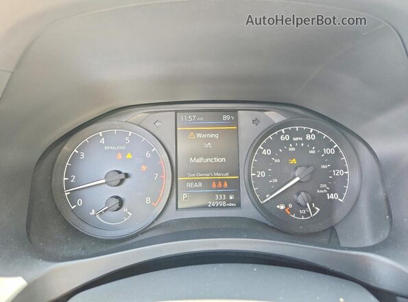 1N4BL4BV4RN381485 2024 NISSAN ALTIMA Белый Вид щитка приборов