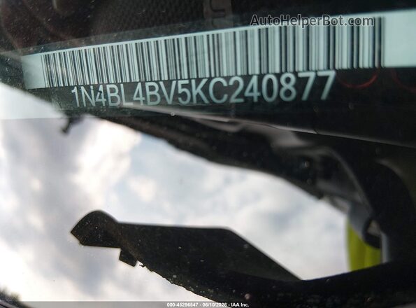 1N4BL4BV5KC240877 2019 NISSAN ALTIMA Black 
