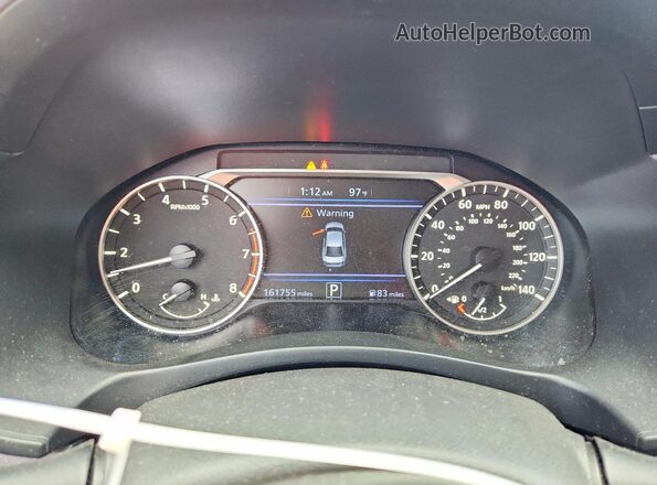 1N4BL4BV5LC127450 2020 NISSAN ALTIMA Black Instrument cluster view