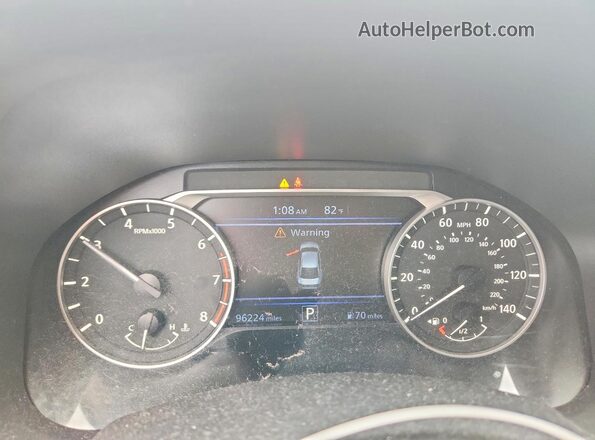 1N4BL4BV5LC190404 2020 NISSAN ALTIMA Blue Вид щитка приладів