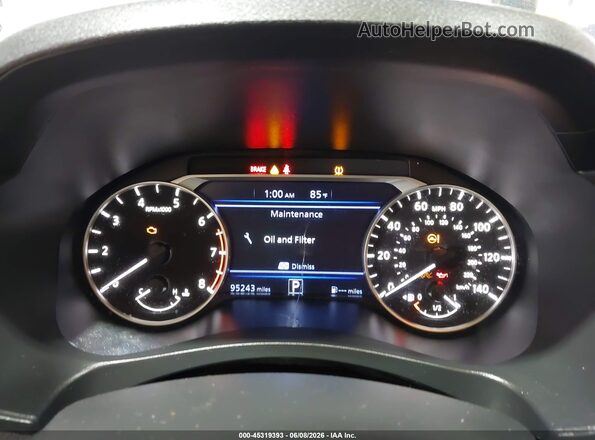 1N4BL4BV6KC218192 2019 NISSAN ALTIMA Silver უკანა სავარძლების ხედი