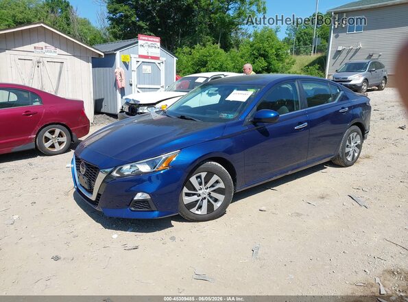 1N4BL4BV6KC237244 2019 NISSAN ALTIMA Blue Առջևի ձախ երեք քառորդ տեսարան