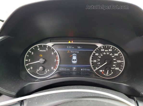 1N4BL4BV7LC139793 2020 NISSAN ALTIMA Черный Вид щитка приборов